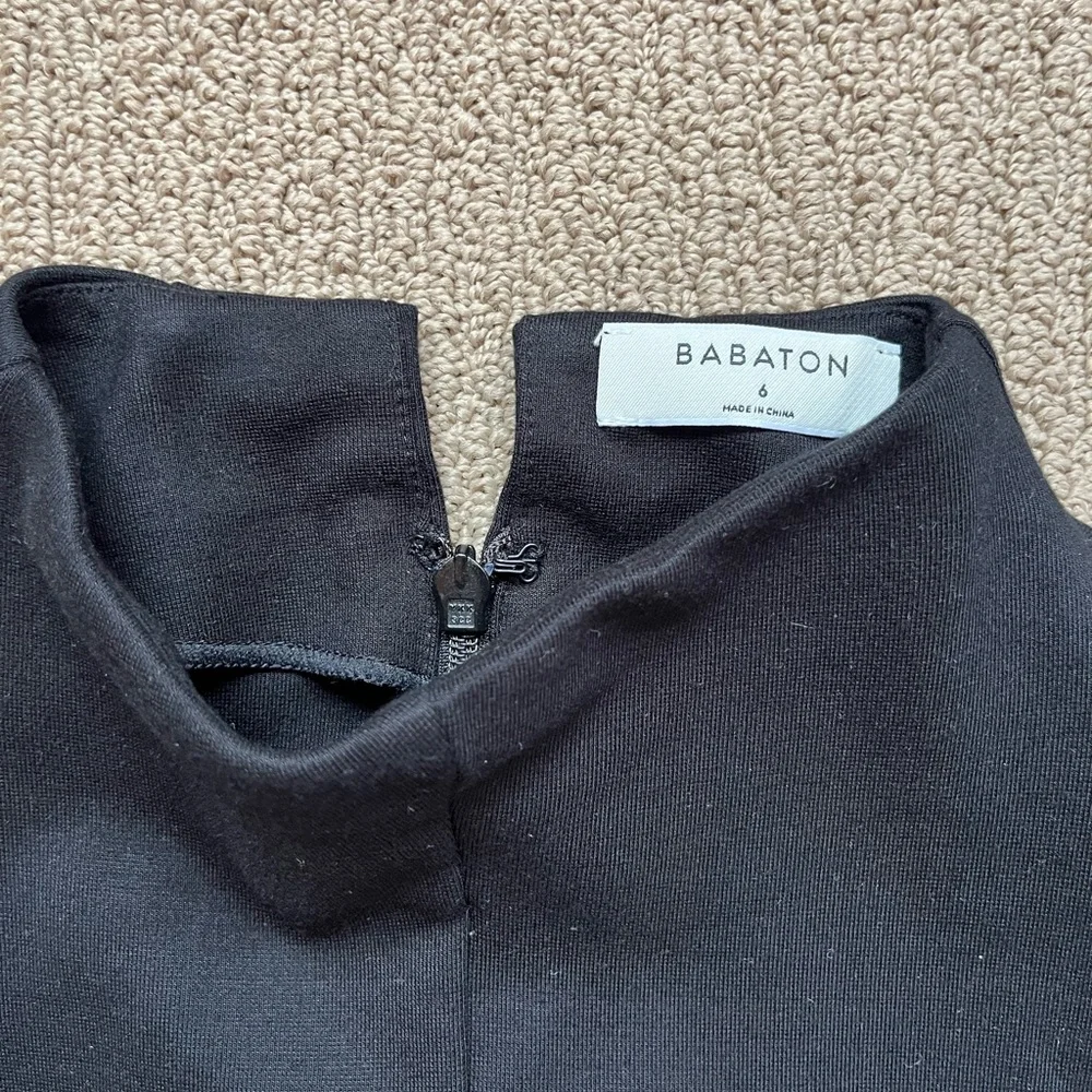 Aritzia Babaton Long Sleeve Little Black Dress - Picture 3 of 5